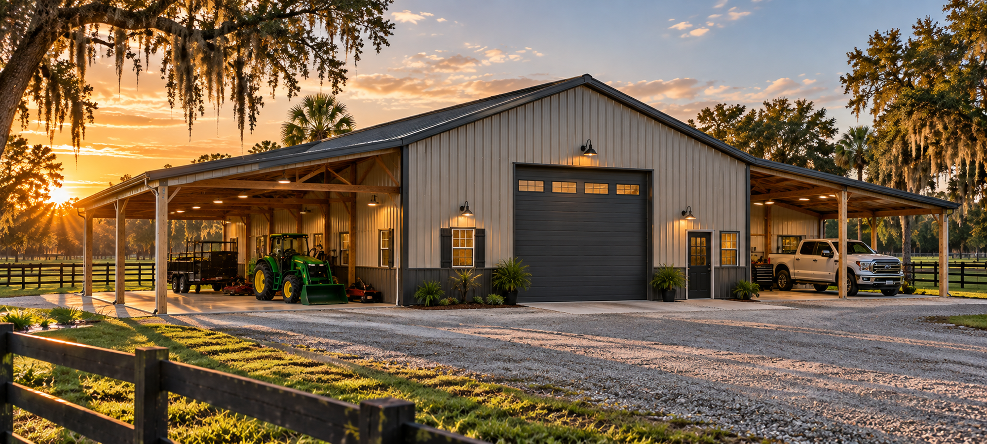 Pole barn in Hawthorne Florida