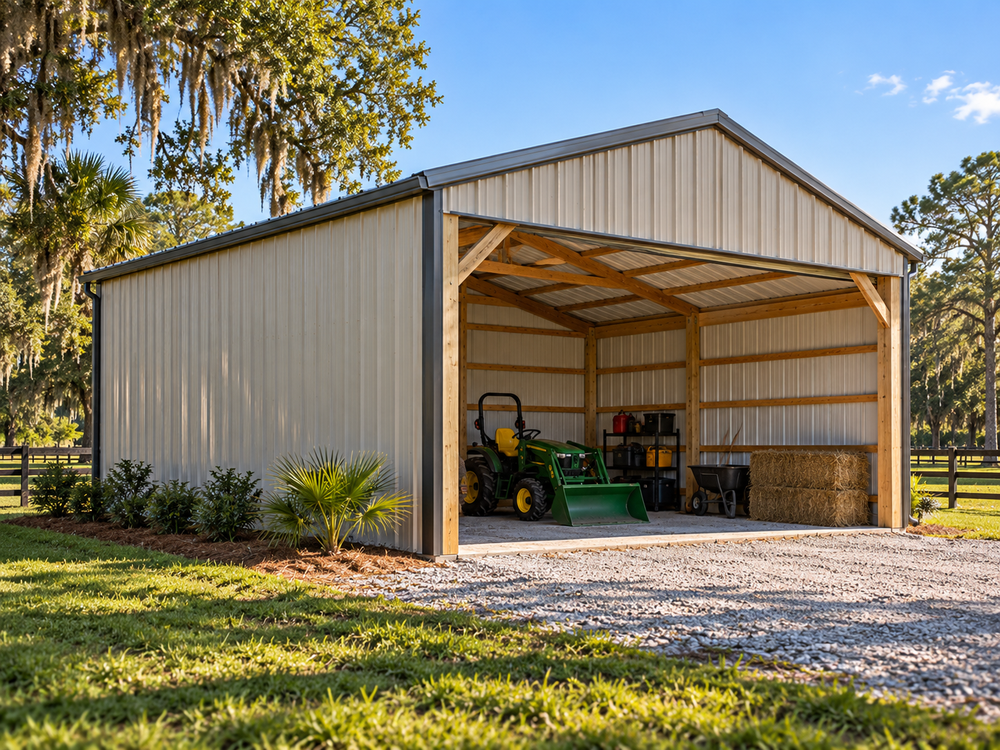 Florida pole barn example